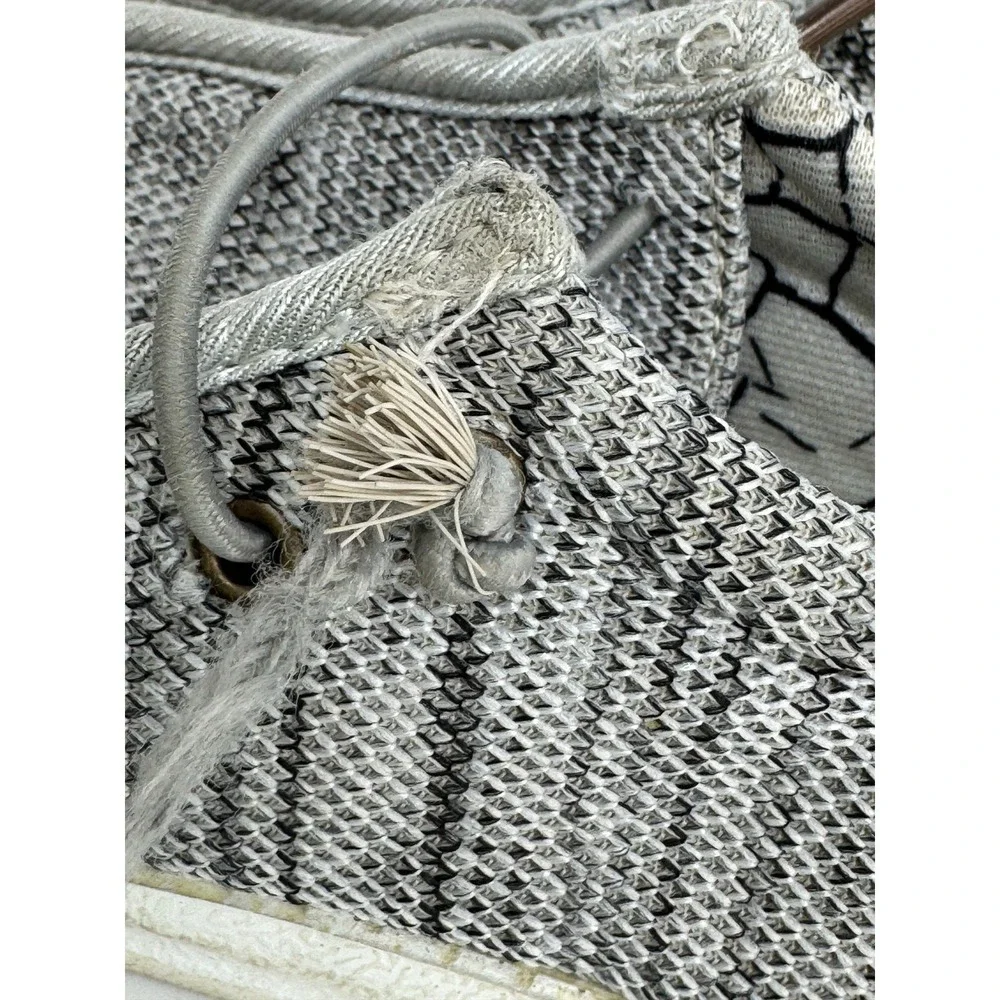 Hey Dude Wally Loafers Grey Knit‎ Slip On Shoes Kids Size 10 Everyday Casual